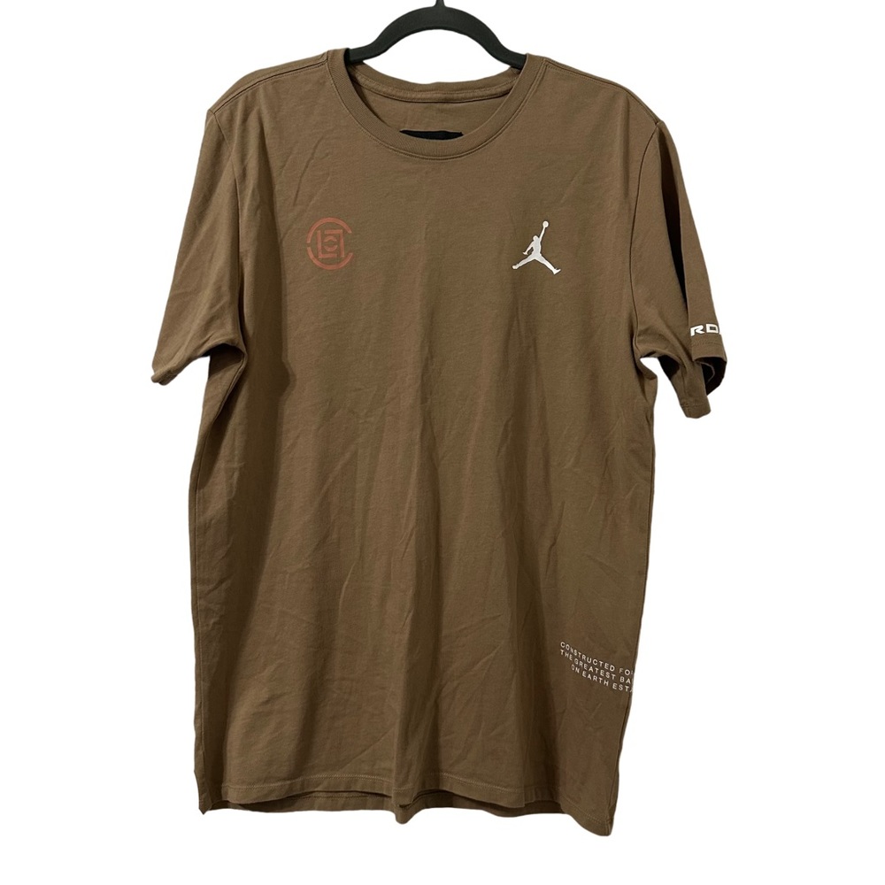 Clot X Air Jordan Men’s Terracotta Warriors Short-Sleeved Camel CLOT-001‎ Size L